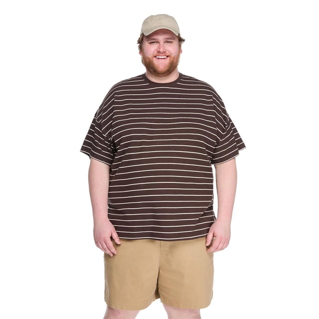T-shirt ample à rayures George Plus pour hommes