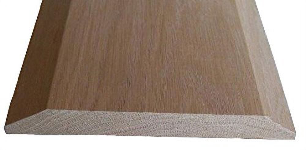 Solid Red Oak Interior Threshold - Style A (4 1/2 inches x 48 inches)