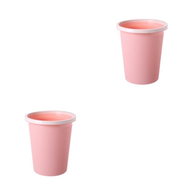 Decodeary Choose Dustbin For And Long-lasting Features Storage Basket Living Room Nordic powder 25*28*18cm 2Set