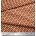 thumbnail image 3 of Soimoi Modal Satin Fabric Floral Block Print Fabric by The Yard 42 Inch Wide, 3 of 3