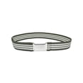 thumbnail image 3 of 1 Ensemble Ceinture Élastique Simple pour Enfants Garçons Boucle Ajustable Taille Extensible Réutilisable Lavable Jeans Accessoires de Vêtements Gris Blanc à Rayures, 3 of 9