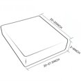 thumbnail image 3 of Housse de Coussin en Cuir Imperméable PU Manteau de Siège Canapé de Patio Causeuse Sofa Housse Extensible pour Siège de Banquette 1 Siège, 3 of 8