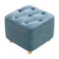 thumbnail image 4 of Tabouret Carré Antidérapant Tabouret Confortable pour Entrée Maison Appartement Bleu, 4 of 9