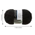 thumbnail image 2 of Mainstays  thick chenille yarn  black, 2 of 4
