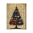 thumbnail image 2 of Fmbmuo Crochets Rideaux de Douche de Noël Noirs en Nylon, Décorations en Spandex, Rideau de Douche Style Ferme avec Rennes 1 Pcs, 2 of 5