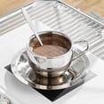 thumbnail image 1 of weibbin 304 European Style Stainless Steel Coffee Cup Set Office Double Layer Insulated Water Cup Reception Business Gift Tea Cup, 1 of 6
