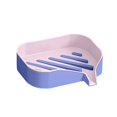 thumbnail image 1 of Qocolhg Deals of The Day! Double Layer Soap Box Non Perforated Wall Mounted Household Bathroom Drains Rack Bathroom Minimalistly Soap Box Free Installation Back Sticker, Christmas Birthday Gifts, 1 of 6