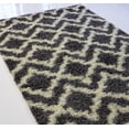 thumbnail image 4 of Ladole Rugs Grey Cream Indoor Solid Plain Shag Soft Area Rug Mat Carpet Runner for Living Bed room Entry way Patio Small Medium Large Non Slip Skid Size 3x5. 4x6 5 x 8 7 x 10, 9 by 12 11 feet ft, 4 of 4