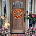 thumbnail image 1 of Easter Front Door Wreath Easter Wreath Illuminated Garland With String Lights Spring Easter Decorations For Door Walls Home Decoration, 1 of 7