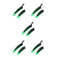 thumbnail image 1 of Decodeary 2x Garde-Boue Aile de Vélo Réglable et Fiable Protection pour Vélo Approprié Vert Tendre 5Set, 1 of 6