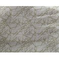 thumbnail image 4 of oneOone Georgette Viscose Olive Green Fabric Triangle Shape Geometric Craft Projects Decor Fabric Printed By The Yard 42 Inch Wide, 4 of 4