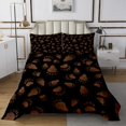 thumbnail image 1 of Erosebridal Bear Paw Print Coverlet Set Queen, Rustic Animal Bedding Set, Black Brown 3 Pieces, 1 of 5