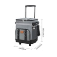 thumbnail image 3 of BAOPAI Cooler Bag With Telescopic Handle And Wheels Large Capacity Rolling Insulated Box For Outdoor Picnic And Car Use, 3 of 9
