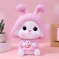thumbnail image 4 of simhoa Bunny Statue Change Box Decorative Feng Shui Decor Cute Animal Statue Money Bank, 4 of 7