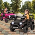 thumbnail image 2 of Costway Camion pour Enfants 12 V à Chevaucher avec 2 Moteurs 12 V, Suspension à Ressorts et Télécommande, Noir, 2 of 10