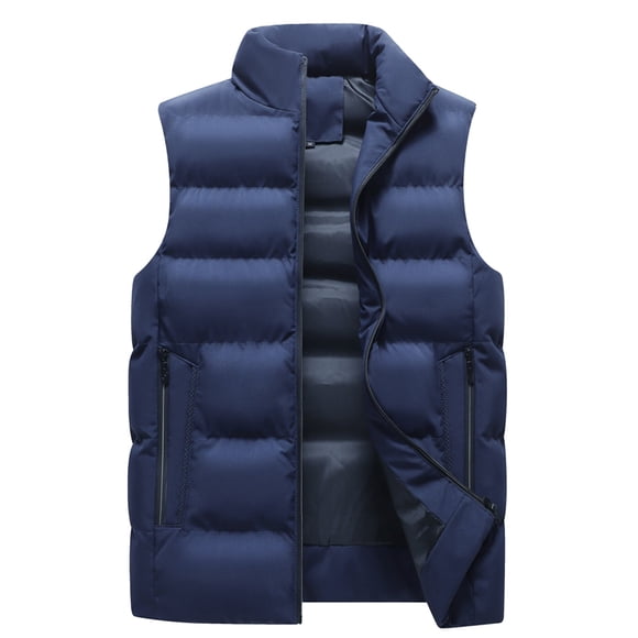 Pisexur Jackets for Men Work Jacket Standing Collar Multiple Pockets Outdoor Photography And Sports Jacket Coat Blue,M