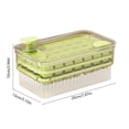 thumbnail image 3 of EGNMCR Kitchen Gadgets, Kitchen Accessories, Kitchen Utensils Easy Release Ice Cubes Tray With Lid And Bin 3 Pack Ice Cubes Trays For Freezer 84 Pcs Ice Trays For Whiskey Cocktail Tea Coffee Ice Cube, 3 of 6