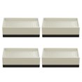 thumbnail image 1 of 4 Pack Lave-Linge Pieds Coussinets Carrés Anti-Vibrations Choc Antidérapant et le Bruit Annulation Hauteur Réglable Coussinets pour Lave-Linge Sèche-Linge Réfrigérateur Meubles Appareils Ménagers, 1 of 8