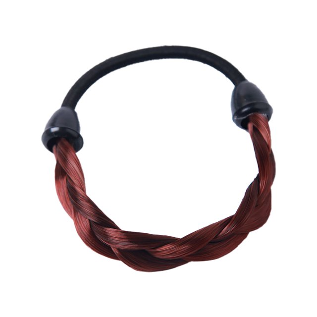 Perruque Réaliste pour Femmes avec Attache Queue de Cheval, Accessoire pour Cheveux, Perruque Synthétique Élastique en Caoutchouc