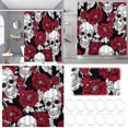 thumbnail image 2 of Stylish Printed Shower Curtain With Hooks Fabric Bathroom Modern Design For Bathtub And Shower Enclosure Extra Long Shower Curtains 80 Inches Bathroom Curtains Shower Set Modern Shower Curtain 78, 2 of 6