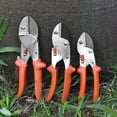 thumbnail image 4 of 1Pc Pruning Shears Twigs Pruning Tool with Safety Buckle Gardening Tool (Orange), 4 of 8