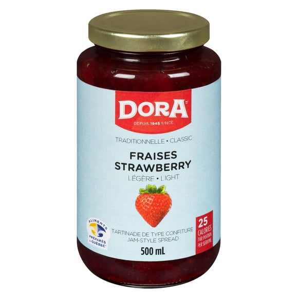 Dora Tartinade Légère Traditionnelle aux Fraises