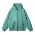 thumbnail image 1 of Rbaofujie Chandail à Capuchon pour Hommes, Couleur Unie, Décontracté, avec Fermeture Éclair et Poche, Chandail à Capuchon pour Hommes, Chandail à Manches Longues à Col Rond pour Hommes, 1 of 3
