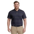 thumbnail image 2 of Ben Hogan Performance Men's Stripe Print Short Sleeve Golf Polo Shirt, 2 of 6