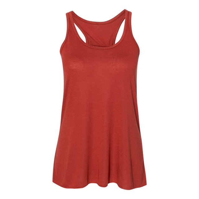 Bella Débardeur Fluide à Dos Nageur pour Femme, TP, Brique