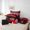 thumbnail image 4 of YST 7-Piece Cheerleader Comforter Set, Pink Glitter Stars Bedding, Lightweight, Full Size (7 Count), 4 of 4