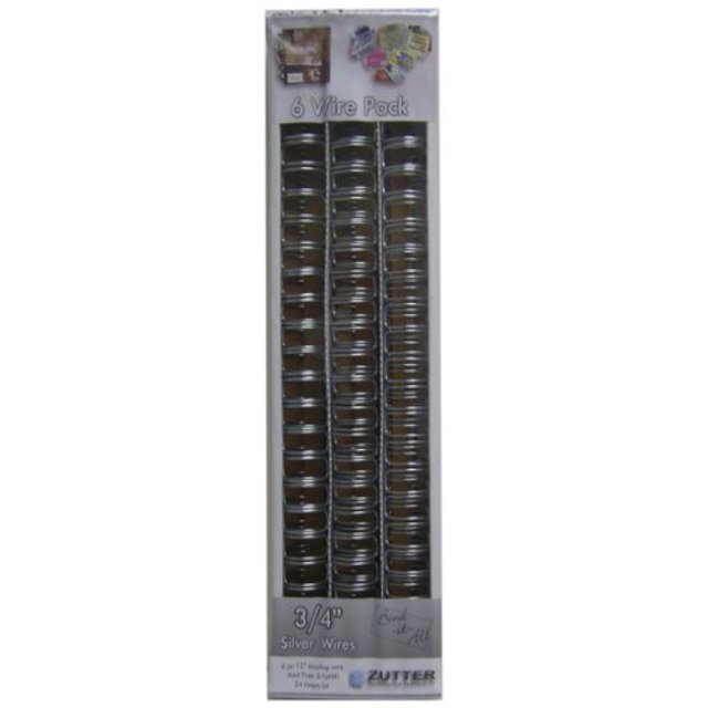 Zutter Owire 3/4 Pouces, 6 Pcs Argent
