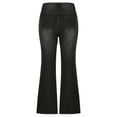 thumbnail image 4 of jovati Spring and Summer New Solid Button Zipper Straight Denim Fashion Casual Jeans Pants, 4 of 7