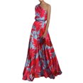 thumbnail image 2 of Robes d'Été Grande Taille pour Femmes 2024 Col Contraste de Couleurs Jupe Longue avec Patchwork Épaules Dénudées Robe Imprimée Économisez jusqu'à 65 % de Rabais!, 2 of 6