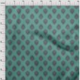 thumbnail image 3 of oneOone Tissu Georgette Viscose Imprimé Feuilles 1 Yard 42 Pouces de Large, 3 of 4