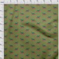 thumbnail image 3 of oneOone Cotton Poplin Fabric Branch & Bird Block Printed Fabric 1 Yard 56 Inch Wide, 3 of 4