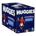 thumbnail image 2 of Huggies Overnites Nighttime Baby Diapers, Size 5 (27+ lbs), 88 Count, 2 of 9