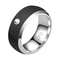thumbnail image 2 of Weiqiqre Nfc Mobile Phone Smart Ring Stainless Steel Ring Wireless Radio Frequency Communication Water Resistance Jewelry, 2 of 3