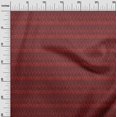 thumbnail image 3 of oneOone Polyester Spandex Maroon Fabric Tribal Craft Projects Decor Fabric Printed By The Yard 56 Inch Wide, 3 of 4