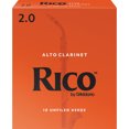thumbnail image 1 of Rico Anches de Clarinette Alto - No 2, Boîte de 10, 1 of 1