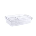 thumbnail image 1 of Birdeem 4 Piece Clear Plastic Drawer Organizer, Multi-Size Organizer , Makeup Dresser Storage Box, Kitchen and Desk Organizer, 1 of 1