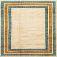 thumbnail image 1 of Ahgly Company Indoor Square Abstract Khaki Gold Abstract Area Rugs, 4' Square, 1 of 6