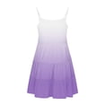 thumbnail image 4 of Tranfacy Robes d'Été pour Ados, Robe d'Été pour Filles, Robe d'Été Boho pour Fille 4-14 Ans à Dégradé de Couleurs, Décontractée, Sans Manches, à Étages, Style Nuisette, 4 of 7
