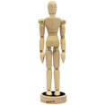 thumbnail image 3 of MONT MARTE Magnetic Manikin - 20 cm (7.9 in), Natural Timber, Adjustable, 3 of 3