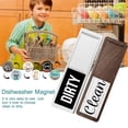 thumbnail image 3 of EZLIFE Dishwasher Magnet Clean Dirty Sign Farmhouse Rustic Wood Design Black andWhite[, 3 of 6