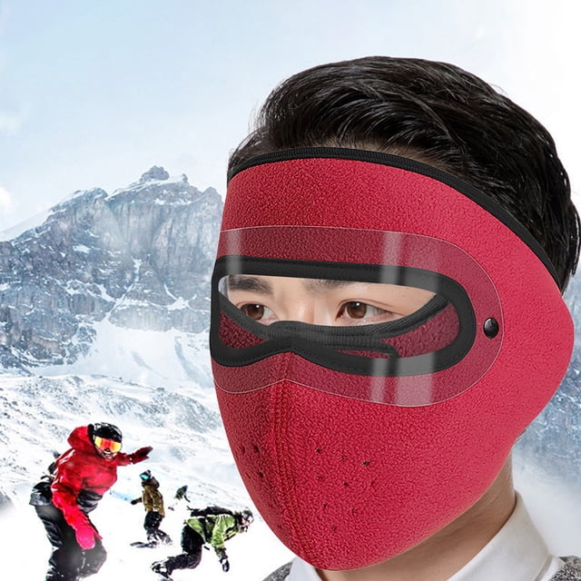 Winter Warm Windproof Coldproof Mask For Men And Women Outdoor Cycling Ash Proof Goggles Mask Washable