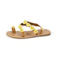 thumbnail image 4 of Cameland Summer Plus-size Ethnic Style Love Pinch Toe Beach Flat Sandals, 4 of 8