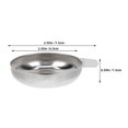 thumbnail image 2 of Phenofice Metal Weighing Vessel Stainless Steel Scale Plate for Professionals 1Set, 2 of 8