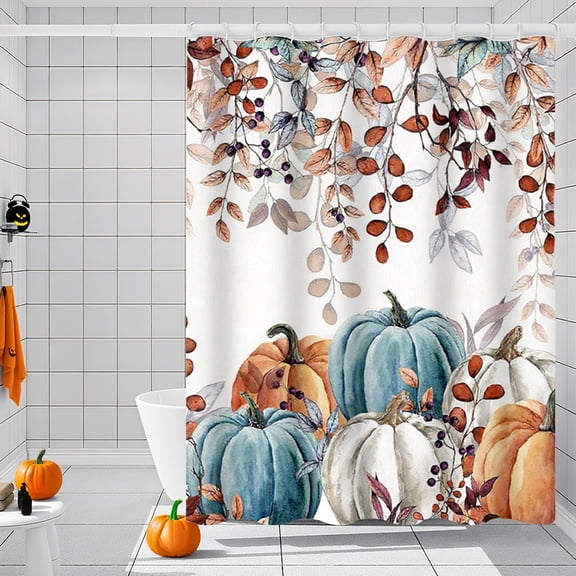 Thickened Waterproof Shower Curtain 70x70 in | High Density Polyester Fabric | Reinforced Metal Eyelets | Includes 12 Hooks | Quick Dry Bathroom Partition Curtain for Hotel & Home Use