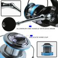 thumbnail image 4 of Spinning Reel 8000/9000 Saltwater Fishing Reel Metal Spool 20KG/44lb Drag Power Long Distant Surfcasting Trolling ,Rigid Aluminum Skeletal Frame, 4 of 7