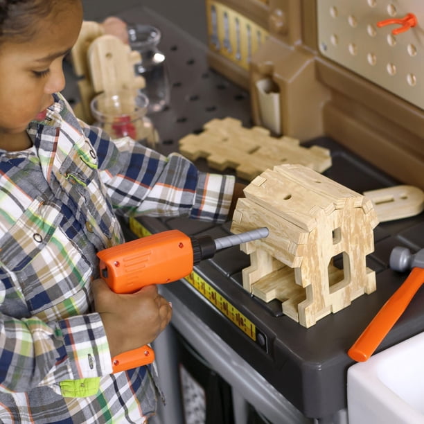 Step2 Pro Play Kids Workshop & Utility Bench with Working Spring